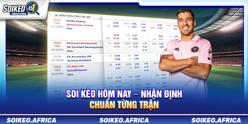 Soi Kèo Hôm Nay: Cách Đọc Tỷ Lệ & Lọc Trận Ít Nhiễu Soi Kèo Hôm Nay – Nhận Định Chuẩn Từng Trận