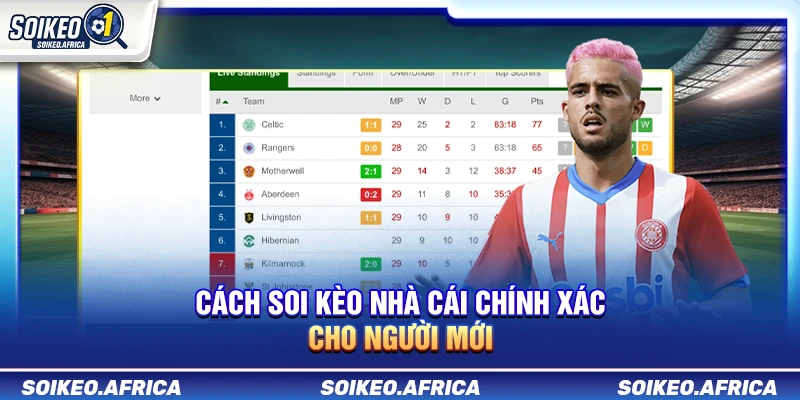 Soi Kèo Nhà Cái Chính Xác: Cách Lọc Dữ Liệu & Tỷ Lệ Cách Soi Kèo Nhà Cái Chính Xác Cho Người Mới